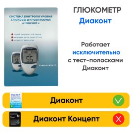 Глюкометр Диаконт, партия 15 шт