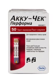 Тест-полоски Акку-Чек Перформа, 50 шт