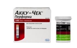 Тест-полоски Акку-Чек Перформа №100, 10 пачек (1000 шт)